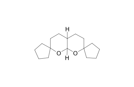 Dispiro[cyclopentane-1,2'-trans-tetrahydropyrano[2,3-b]pyran-7',1"-cyclopentane]