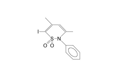 2,4-Dimethyl-1-iodo-N-phenyl-1,3-butadiene-1,4-sultame