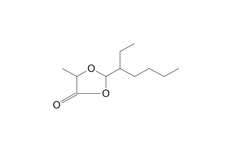 2-(1-ethylpentyl)-5-methyl-1,3-dioxolan-4-one