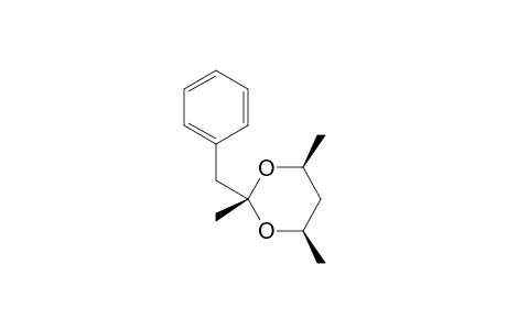 (2r,4R,6S)-2-benzyl-2,4,6-trimethyl-1,3-dioxane