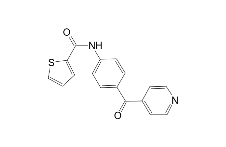 2-Thiophenecarboxamide, N-[4-(4-pyridinylcarbonyl)phenyl]-
