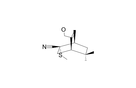 8,8-Dimethyl-2-exo-cyano-2-endo-thiomethyl-5-methoxy-bicyclo-[2.2.2]-5-octene