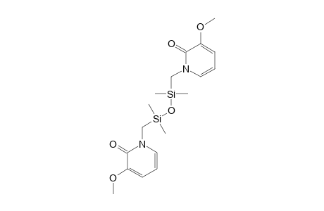 1,1,3,3-TETRAMETHYL-1,3-BIS-(3-METHOXY-2-OXO-1,2-DIHYDRO-1-PYRIDYLMETHYL)-DISILOXANE