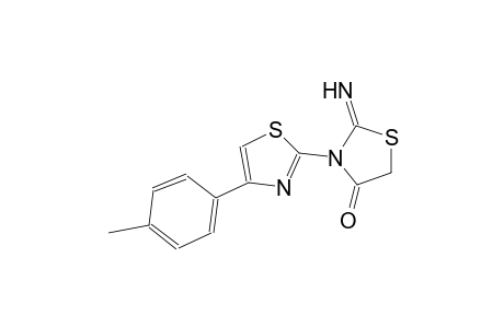 2-imino-3-[4-(4-methylphenyl)-1,3-thiazol-2-yl]-1,3-thiazolidin-4-one