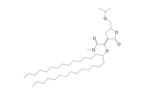 Methyl 2-[2-oxo-5-(isopropyloxymethyl)-dihydro-3(2H)-furanyliden]-3-[(1-tetradecyl pentadecyl)oxy]acetate