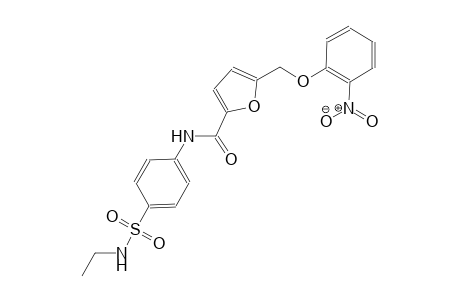 N-{4-[(ethylamino)sulfonyl]phenyl}-5-[(2-nitrophenoxy)methyl]-2-furamide