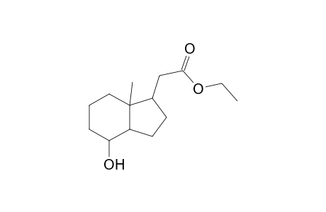 Ethyl [7a-methyl-4-hydroxy-perhydroindenyl]methylcarboxylate