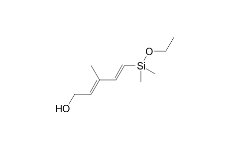 (2E,4E)-5-(Ethoxydimethylsilyl)-3-methylpenta-2,4-dien-1-ol