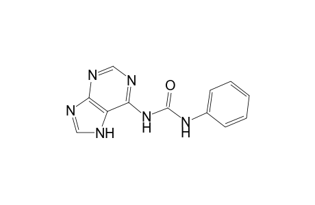 Urea, N-phenyl-N'-1H-purin-6-yl-