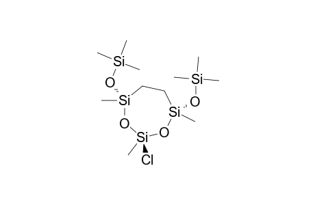 2-CHLORO-2,4,7-TRIMETHYL-4,7-BIS-(TRIMETHYLSILOXY)-1,3-DIOXA-2,4,7-TRISILACYCLOHEPTANE