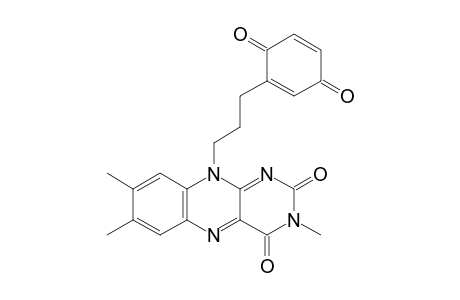 10-[3'-(1",4"-Benzoquinon-2"-yl)propyl]-3,7,8-trimethylisoalloxazine