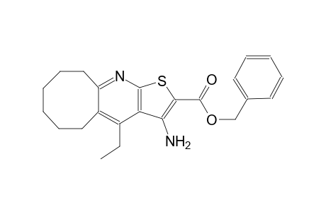 6-Amino-8-ethyl-4-thia-2-aza-tricyclo[7.6.0.03,7]pentadeca-1,3(7),5,8-tetraene-5-carboxylic acid benzyl ester