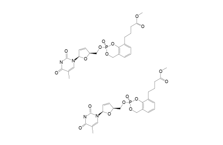 3-[3-(METHOXYCARBONYL)-PROPYL]-CYCLOSAL-D4T-MONOPHOSPHATE