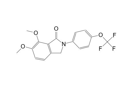 6,7-Dimethoxy-2-[4-(trifluoromethoxy)phenyl]-3H-isoindol-1-one