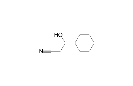 3-cyclohexyl-3-hydroxypropanenitrile