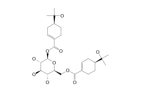 O1,O6-BIS-(8-HYDROXYMENTH-1-EN-7-OYL)-BETA-D-GLUCOPYRANOSE