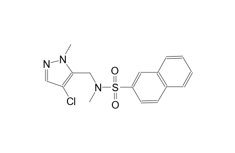 2-naphthalenesulfonamide, N-[(4-chloro-1-methyl-1H-pyrazol-5-yl)methyl]-N-methyl-