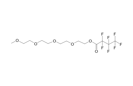 2-[2-[2-(2-Methoxyethoxy)ethoxy]ethoxy]ethyl 2,2,3,3,4,4,4-heptafluorobutanoate