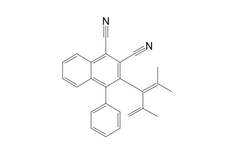 1,2-Dicyano-3-(2,4-dimethylpenta-2,4-dien-3-yl)-4-phenylnaphthalene