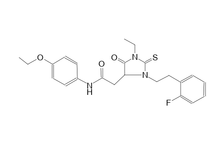 4-imidazolidineacetamide, N-(4-ethoxyphenyl)-1-ethyl-3-[2-(2-fluorophenyl)ethyl]-5-oxo-2-thioxo-
