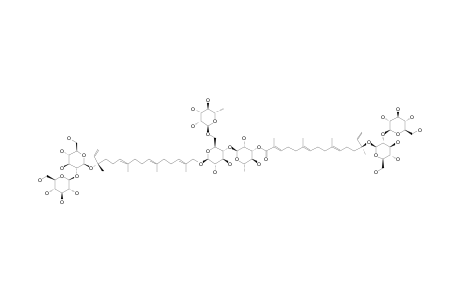 #5;CAPSIANOSIDE-F;3'-O-BETA-D-GLUCOPYRANOSYL-(1->2)-BETA-D-GLUCOPYRANOSYL-6'E,10'E,14'Z-(3'S)-17-HYDROXYGERANYLLINALOOL-17'-O-[3-O-BETA-D-GLUCOPYRANOSYL-(1->2)