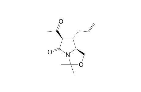 (6R,7S,7aS)-6-acetyl-3,3-dimethyl-7-prop-2-enyl-1,6,7,7a-tetrahydropyrrolo[1,2-c]oxazol-5-one