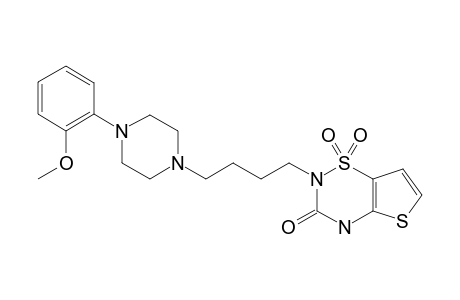 2-[4-[1-[4-(2-METHOXYPHENYL)-PIPERAZINYL]]-BUTYL]-2H-THIENO-[2,3-E]-[1,2,4]-THIADIAZIN-3(4H)-ONE-1,1-DIOXIDE