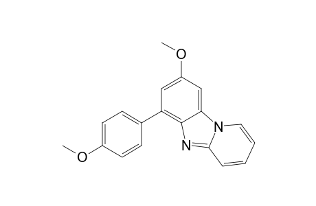 8-Methoxy-6-(4-methoxyphenyl)benzo[4,5]imidazo[1,2-a]-pyridine