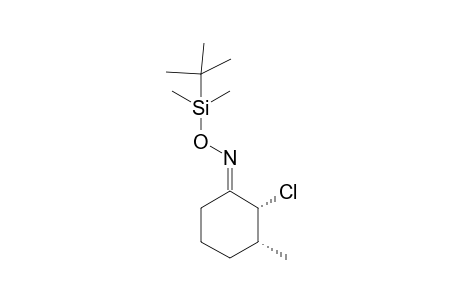 (E)- and (Z)-cis-2-Chloro-3-methylcyclohexan-1-one(tert-butyldimethylsilyl)oxime