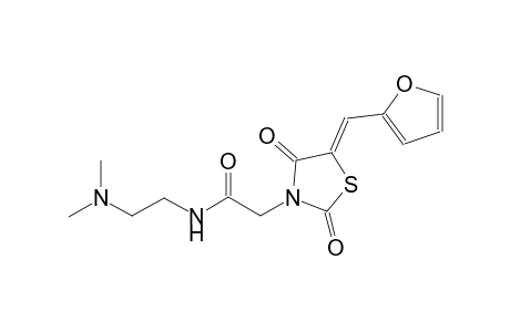 3-thiazolidineacetamide, N-[2-(dimethylamino)ethyl]-5-(2-furanylmethylene)-2,4-dioxo-, (5Z)-