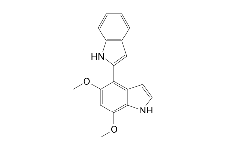 4-(Indol-2'-yl)-5,7-dimethoxyindole