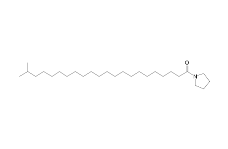 21-Methyl-docosanoic acid, pyrrolidide