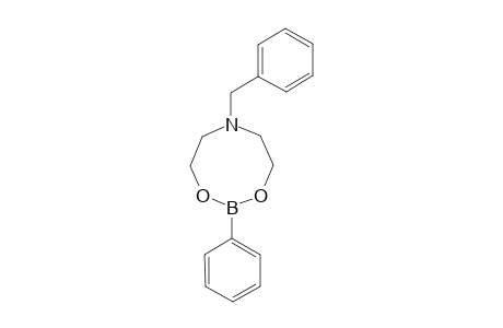 Benzeneborinic acid, cyclic (benzylimino)diethylene ester