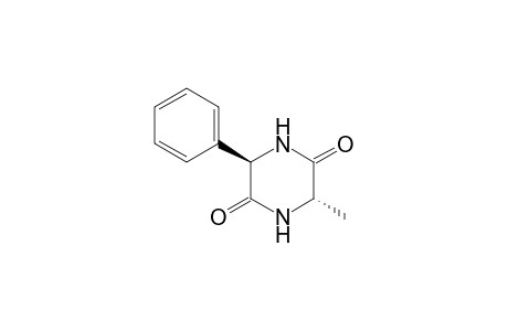 (3S,6R)-3-Methyl-6-phenylpiperazine-2,5-dione
