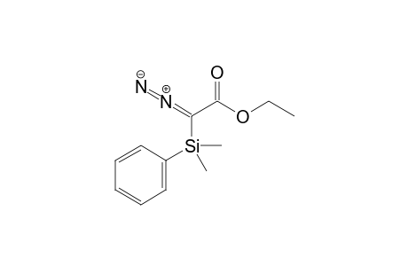 Ethyl diazo[dimethyl(phenyl)silyl]-acetate