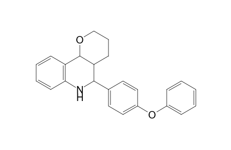 5-(p-Phenoxyphenyl)-3,4,4a,5,6,10b-hexahydro-2H-pyrano[3,2-c]quinoline