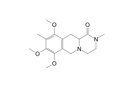 2,9-Dimethyl-7,8,10-trimethoxy-1,3,4,6,11,11a-hexahydro-2H-pyrazino[1,2-b]isoquinolin-1-one