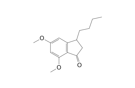 3-Butyl-5,7-dimethoxy-2,3-dihydroindan-1-one