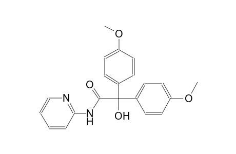 2-hydroxy-2,2-bis(4-methoxyphenyl)-N-(2-pyridinyl)acetamide