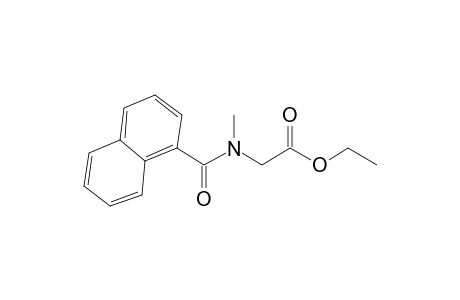 Sarcosine, N-(1-naphthoyl)-, ethyl ester