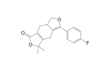 5-(4-fluorophenyl)-3,3-dimethyl-4,7,7a,8-tetrahydrobenzo[1,2-c:4,5-c']difuran-1(3H)-one