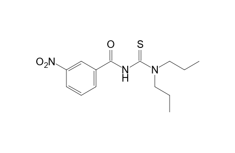 1,1-dipropyl-3-(m-nitrobenzoyl)-2-thiourea