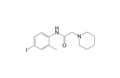 N-(4-Iodo-2-methylphenyl)-2-(1-piperidinyl)acetamide