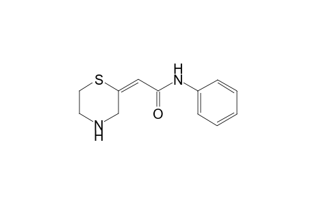 2-(Phenylaminocarbonyl)methylene-1,4-thiomorpholine