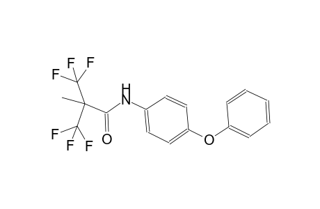 3,3,3-trifluoro-2-methyl-N-(4-phenoxyphenyl)-2-(trifluoromethyl)propanamide