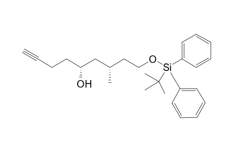 (5R,7S)-9-((tert-Butyldiphenylsilyl)oxy)-7-methylnon-1-yn-5-ol