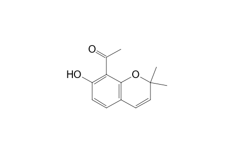Ethanone, 1-(7-hydroxy-2,2-dimethyl-2H-1-benzopyran-8-yl)-