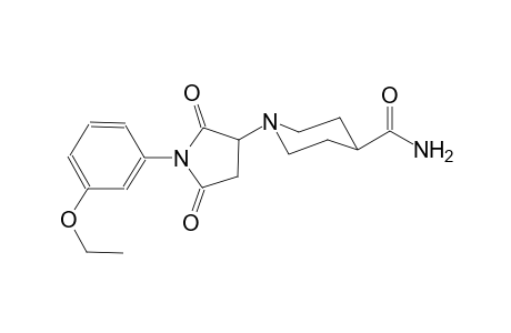 4-piperidinecarboxamide, 1-[1-(3-ethoxyphenyl)-2,5-dioxo-3-pyrrolidinyl]-