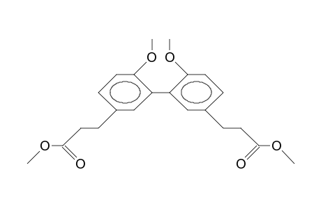 5,5'-Bis(2-methoxycarbonyl-ethyl)-2,2'-dimethoxy-biphenyl