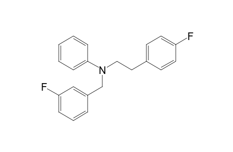 N-[2-(4-Fluorophenyl)ethyl]-N-(3-fluorobenzyl)aniline